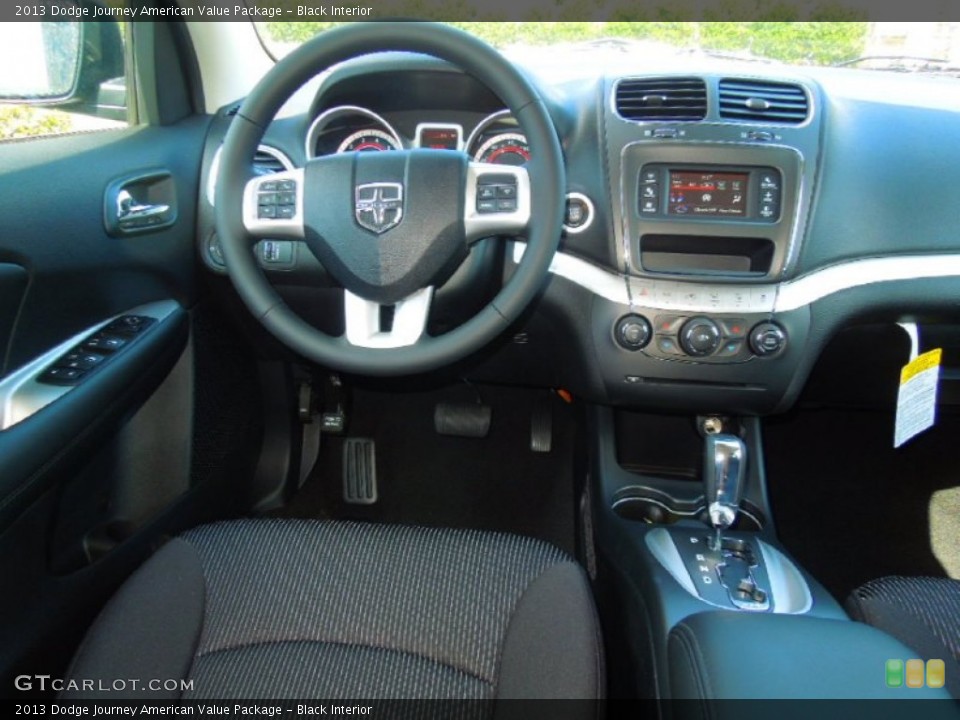 Black Interior Dashboard for the 2013 Dodge Journey American Value Package #69987487