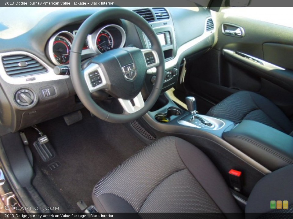 Black Interior Prime Interior for the 2013 Dodge Journey American Value Package #69987550