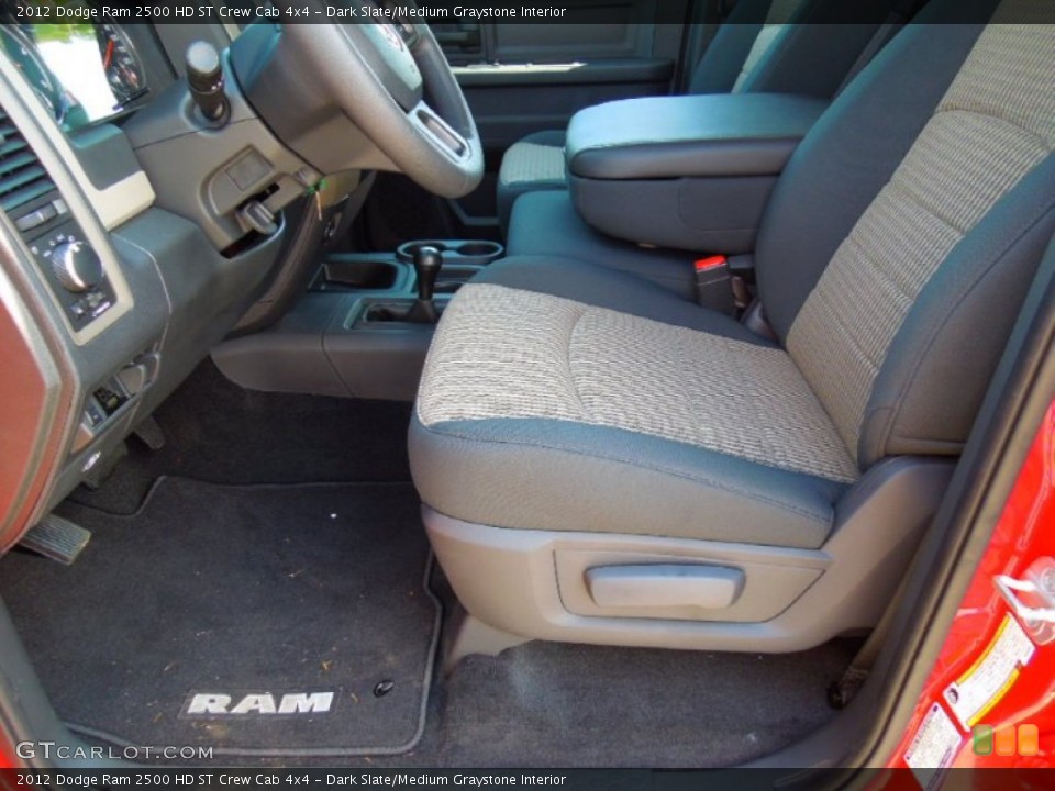 Dark Slate/Medium Graystone Interior Photo for the 2012 Dodge Ram 2500 HD ST Crew Cab 4x4 #69987757