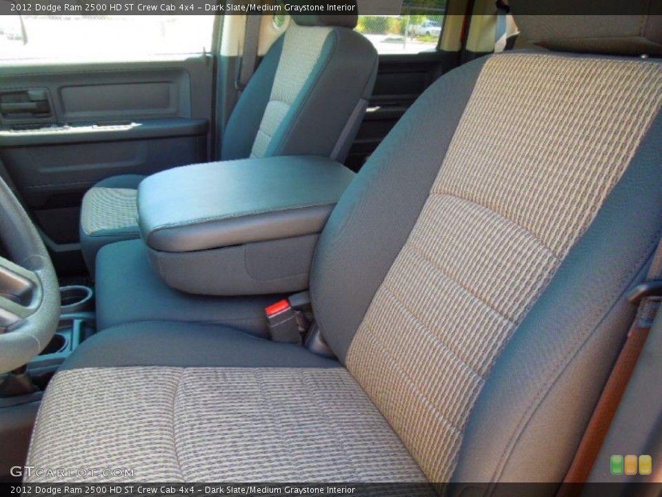 Dark Slate/Medium Graystone Interior Front Seat for the 2012 Dodge Ram 2500 HD ST Crew Cab 4x4 #69987763