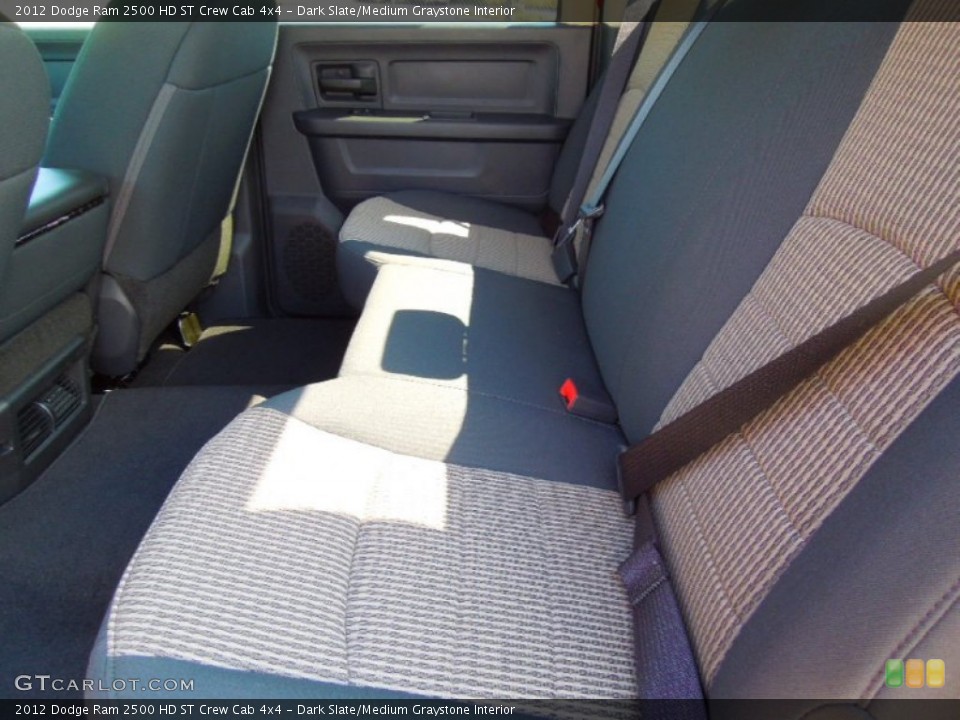 Dark Slate/Medium Graystone Interior Rear Seat for the 2012 Dodge Ram 2500 HD ST Crew Cab 4x4 #69987805