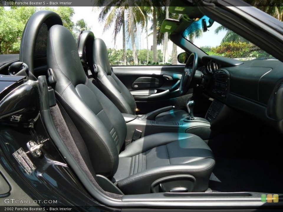 Black Interior Front Seat for the 2002 Porsche Boxster S #69987871