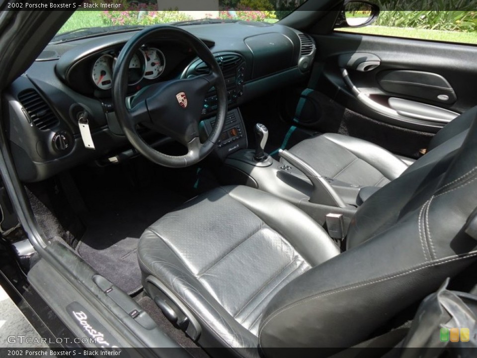Black Interior Prime Interior for the 2002 Porsche Boxster S #69987967