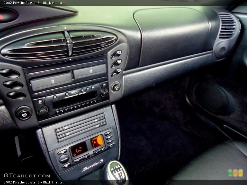 Black Interior Dashboard for the 2002 Porsche Boxster S #69988276