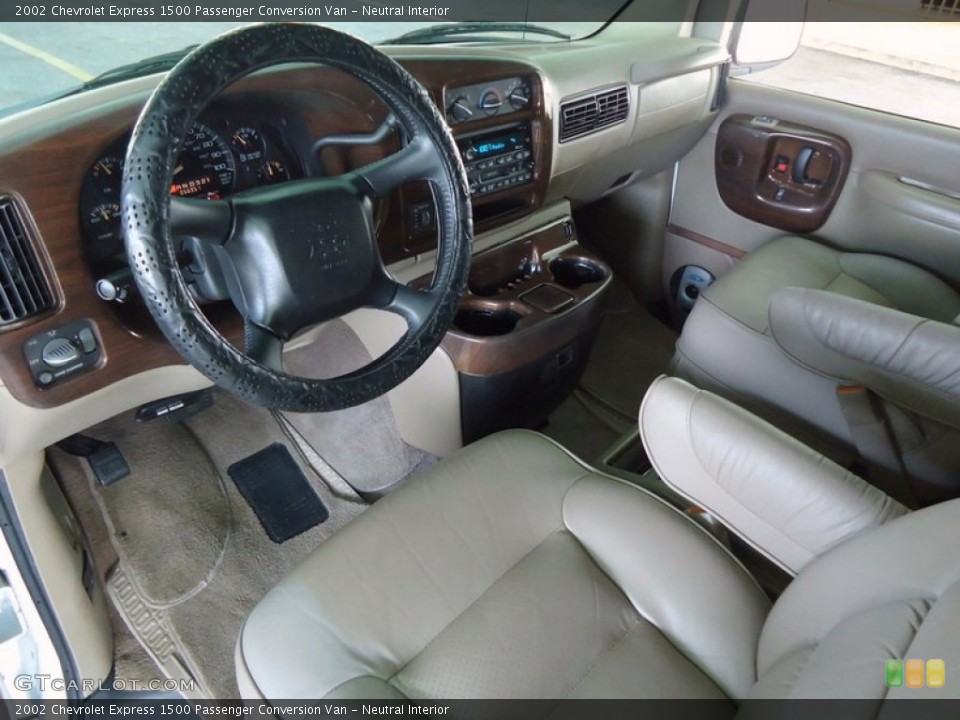 Neutral Interior Prime Interior for the 2002 Chevrolet Express 1500 Passenger Conversion Van #69991186