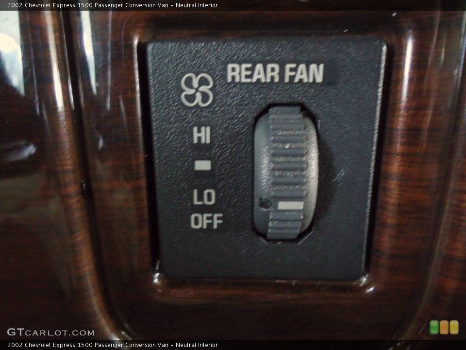 Neutral Interior Controls for the 2002 Chevrolet Express 1500 Passenger Conversion Van #69991237