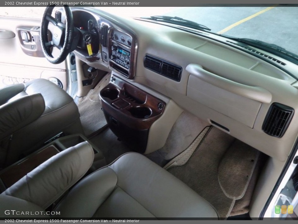 Neutral Interior Dashboard for the 2002 Chevrolet Express 1500 Passenger Conversion Van #69991276