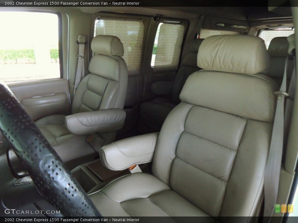 Neutral Interior Front Seat for the 2002 Chevrolet Express 1500 Passenger Conversion Van #69991288