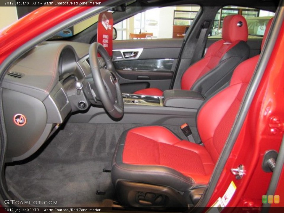 Warm Charcoal/Red Zone Interior Photo for the 2012 Jaguar XF XFR #69991366