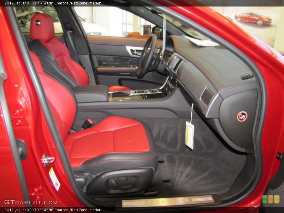 Warm Charcoal/Red Zone Interior Photo for the 2012 Jaguar XF XFR #69991447