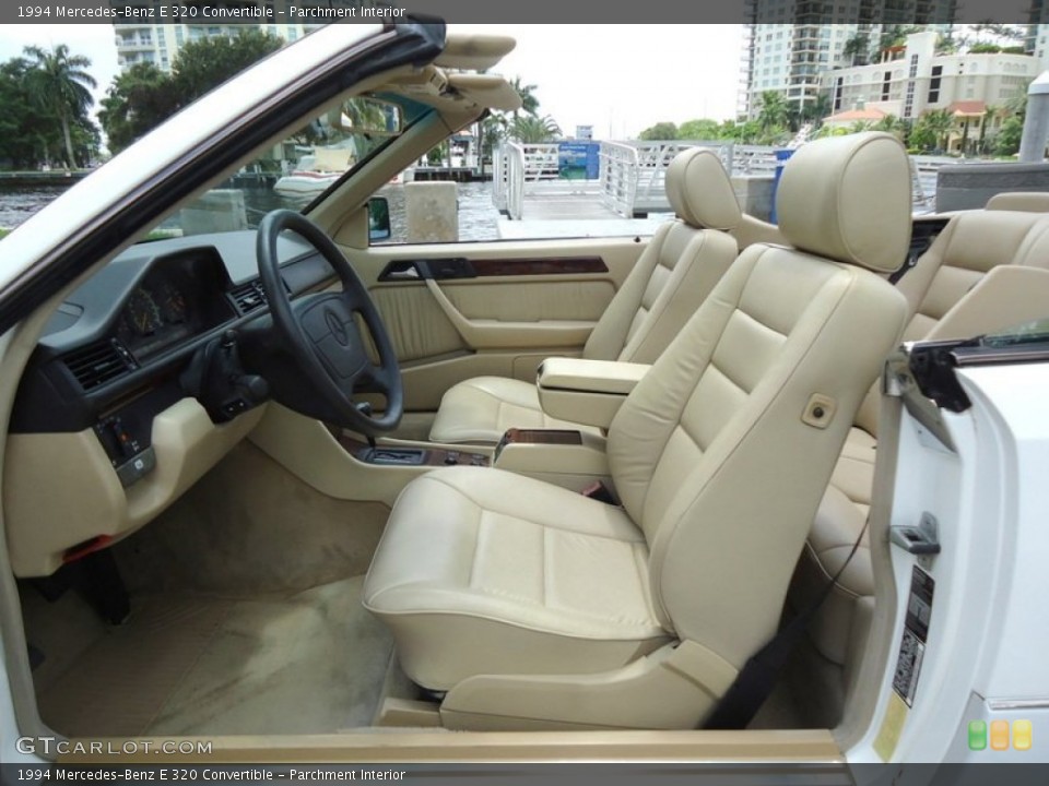 Parchment Interior Front Seat for the 1994 Mercedes-Benz E 320 Convertible #69991537