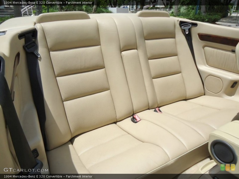 Parchment Interior Rear Seat for the 1994 Mercedes-Benz E 320 Convertible #69991696