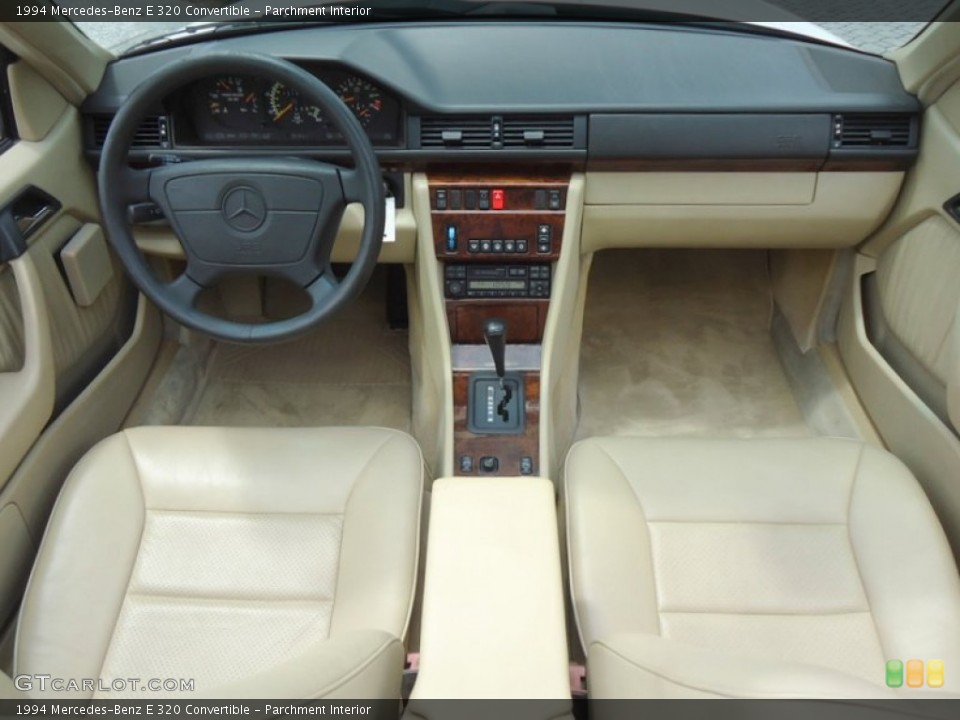 Parchment Interior Dashboard for the 1994 Mercedes-Benz E 320 Convertible #69991909