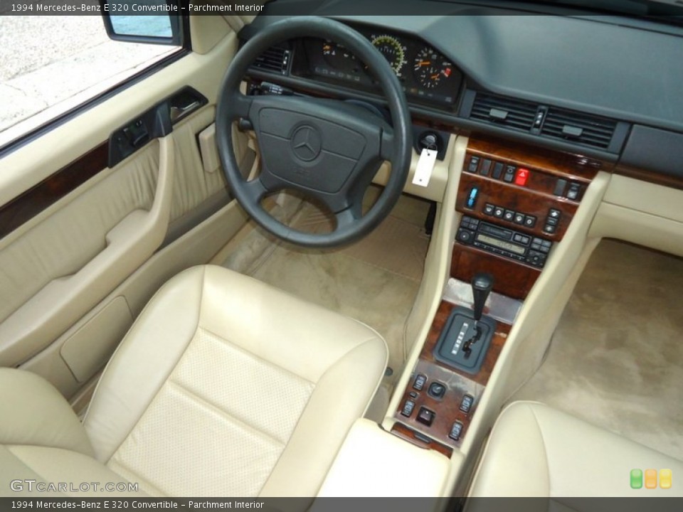 Parchment Interior Dashboard for the 1994 Mercedes-Benz E 320 Convertible #69991927