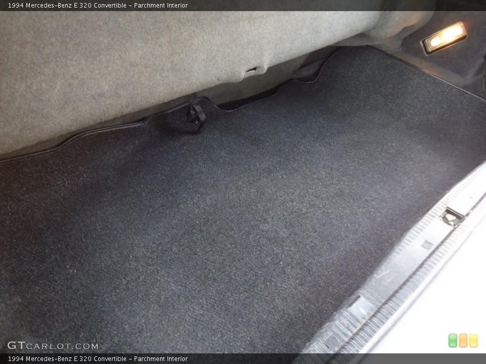 Parchment Interior Trunk for the 1994 Mercedes-Benz E 320 Convertible #69991963
