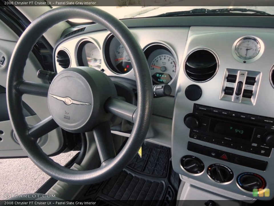Pastel Slate Gray Interior Steering Wheel for the 2008 Chrysler PT Cruiser LX #69992260