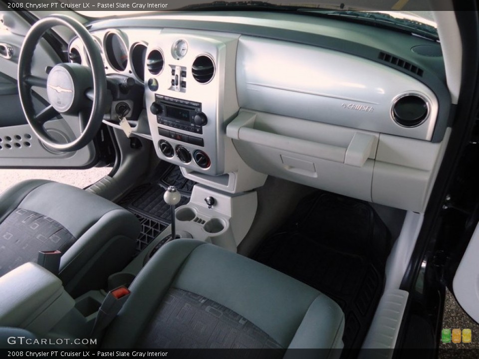 Pastel Slate Gray Interior Dashboard for the 2008 Chrysler PT Cruiser LX #69992323