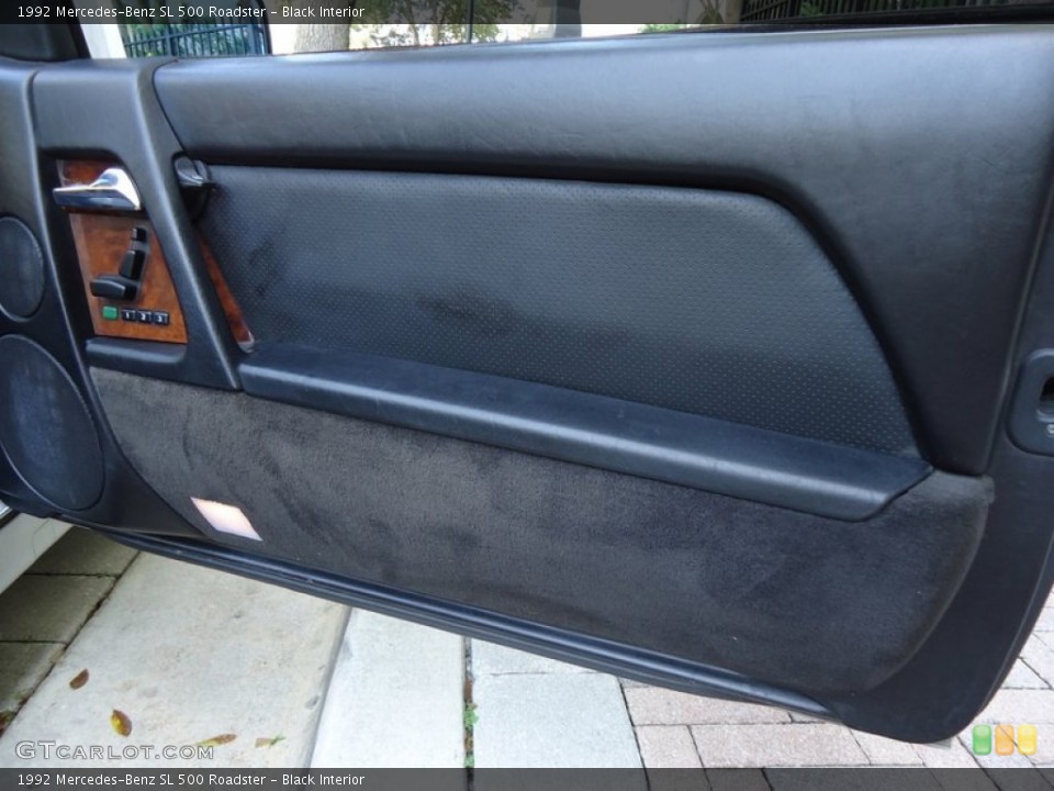 Black Interior Door Panel for the 1992 Mercedes-Benz SL 500 Roadster #69992806