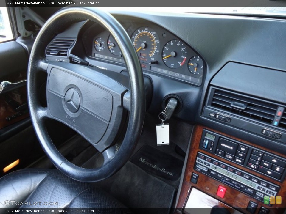 Black Interior Steering Wheel for the 1992 Mercedes-Benz SL 500 Roadster #69992821