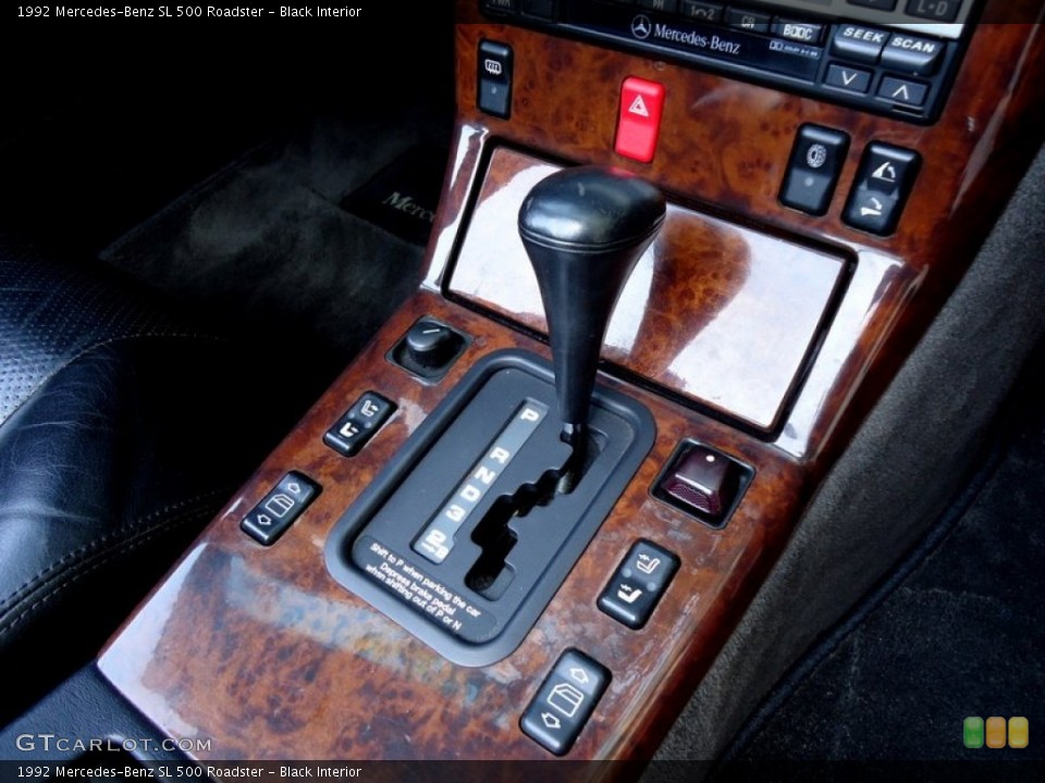 Black Interior Transmission for the 1992 Mercedes-Benz SL 500 Roadster #69992827