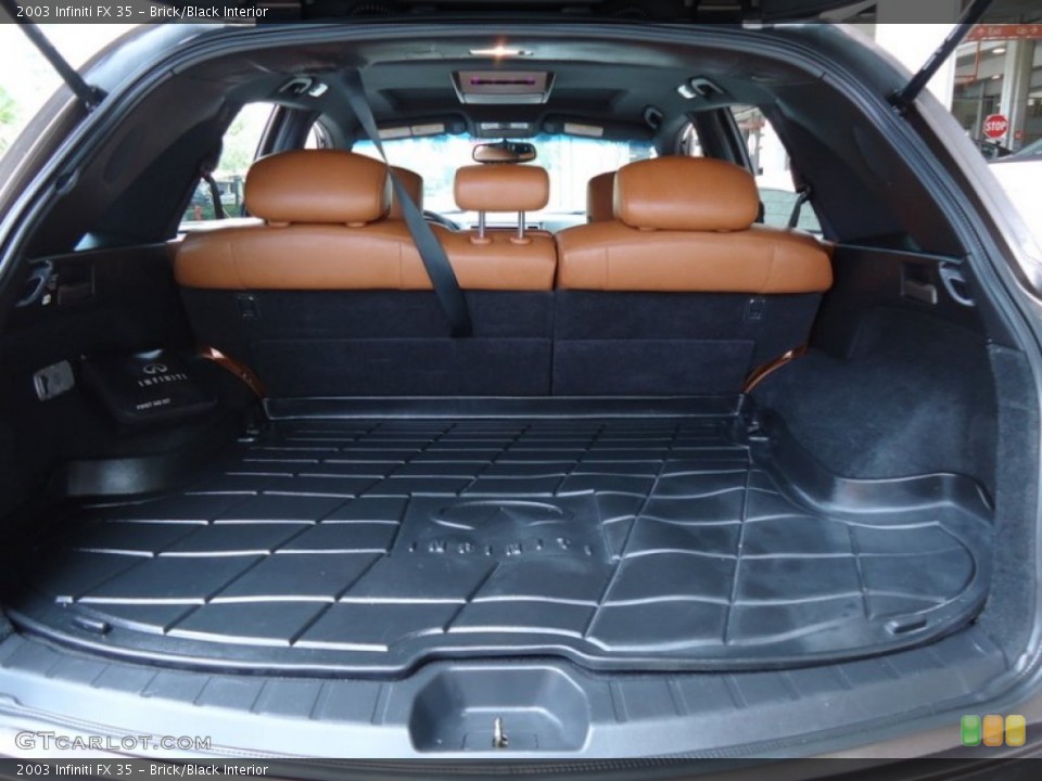 Brick/Black Interior Trunk for the 2003 Infiniti FX 35 #69994104
