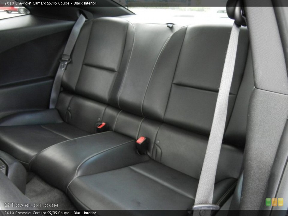Black Interior Rear Seat for the 2010 Chevrolet Camaro SS/RS Coupe #69998379
