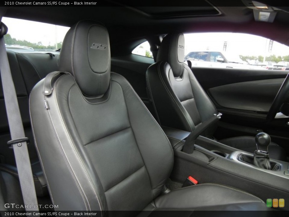 Black Interior Front Seat for the 2010 Chevrolet Camaro SS/RS Coupe #69998409