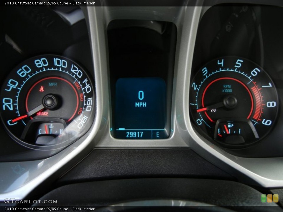 Black Interior Gauges for the 2010 Chevrolet Camaro SS/RS Coupe #69998452