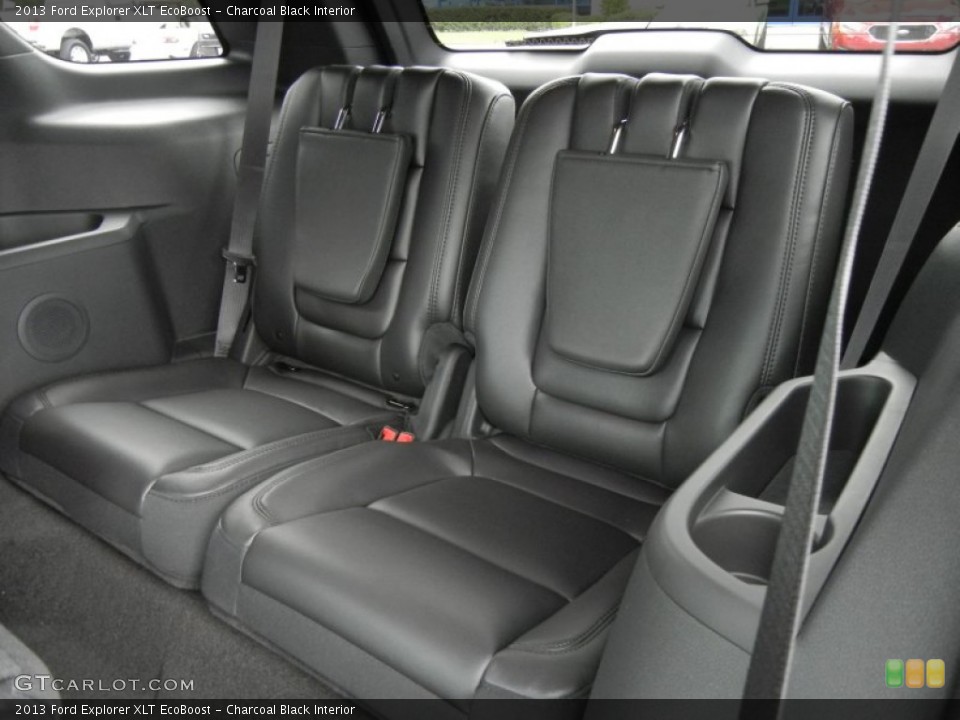 Charcoal Black Interior Rear Seat for the 2013 Ford Explorer XLT EcoBoost #69999859