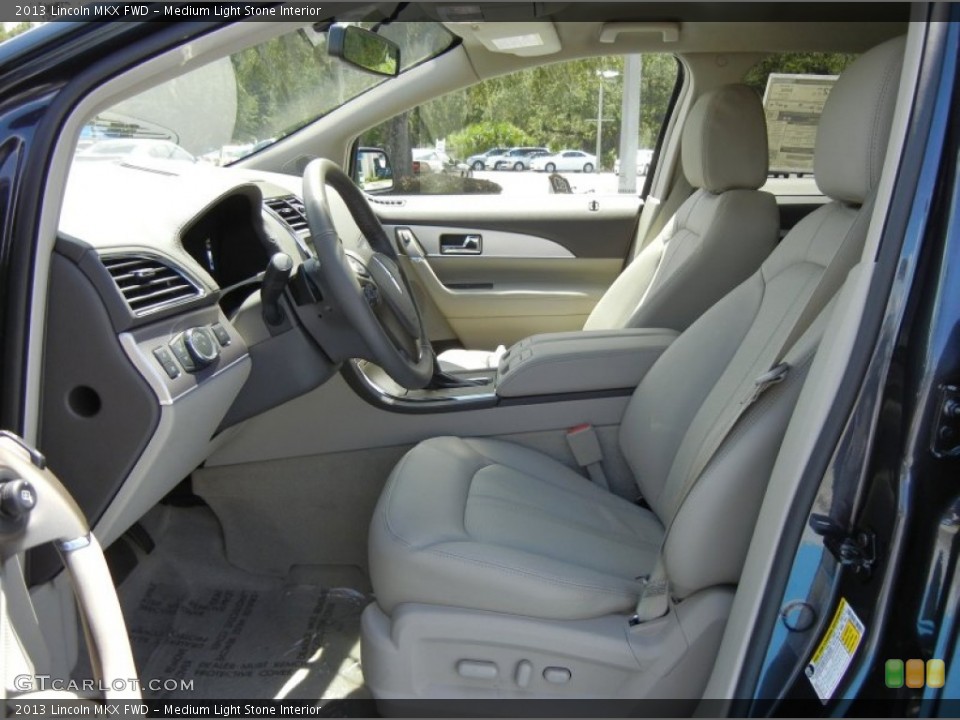 Medium Light Stone Interior Front Seat for the 2013 Lincoln MKX FWD #69999999