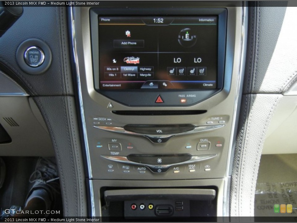 Medium Light Stone Interior Controls for the 2013 Lincoln MKX FWD #70000045