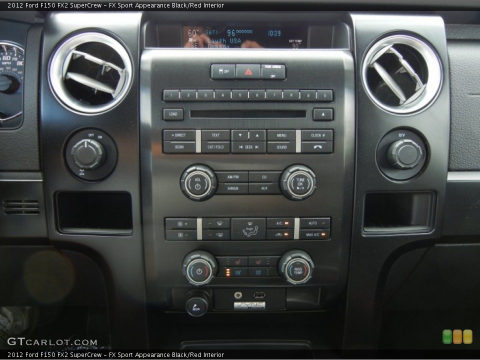 FX Sport Appearance Black/Red Interior Controls for the 2012 Ford F150 FX2 SuperCrew #70001932