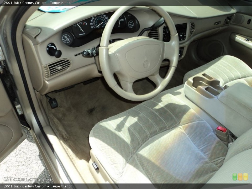 Taupe Interior Prime Interior for the 2001 Buick Century Custom #70003689