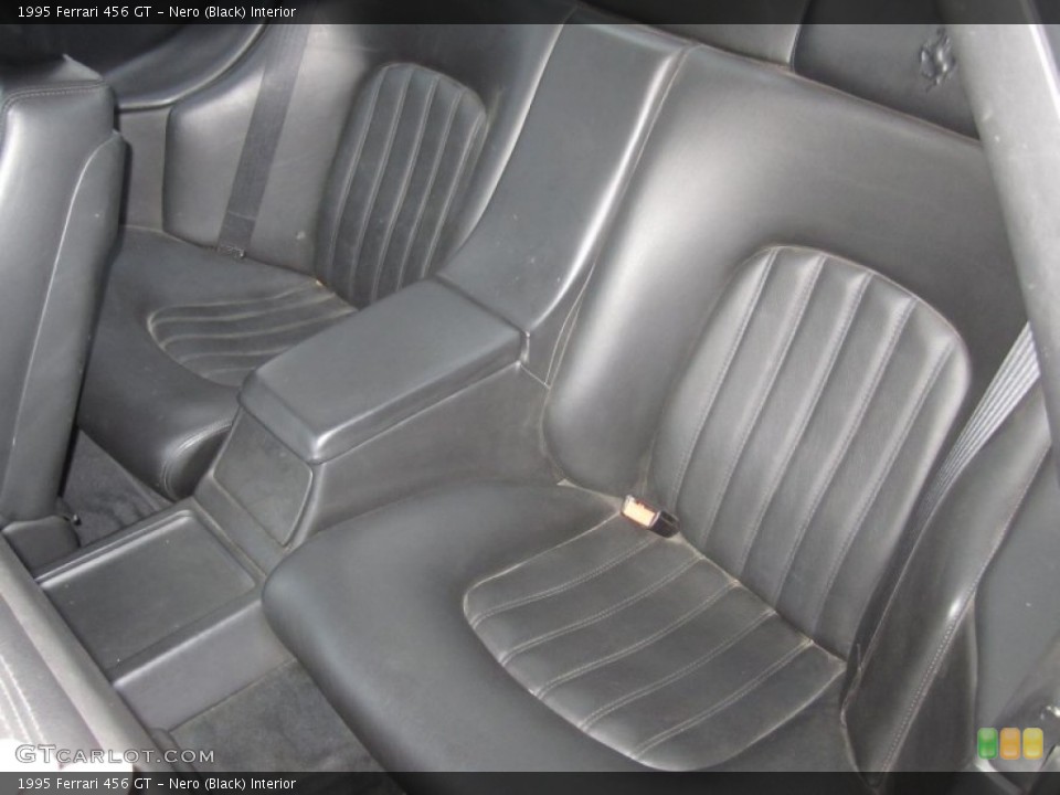 Nero (Black) Interior Rear Seat for the 1995 Ferrari 456 GT #70004148
