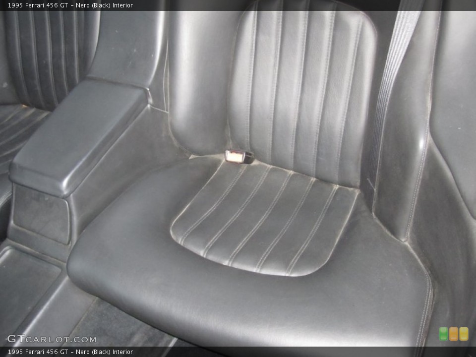 Nero (Black) Interior Rear Seat for the 1995 Ferrari 456 GT #70004163