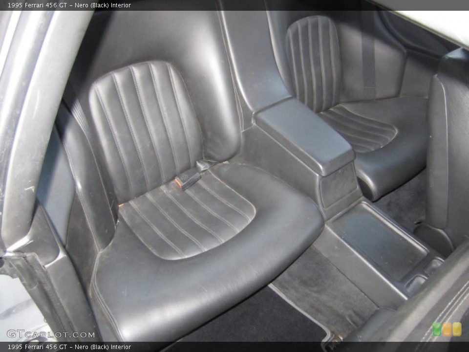 Nero (Black) Interior Rear Seat for the 1995 Ferrari 456 GT #70004191