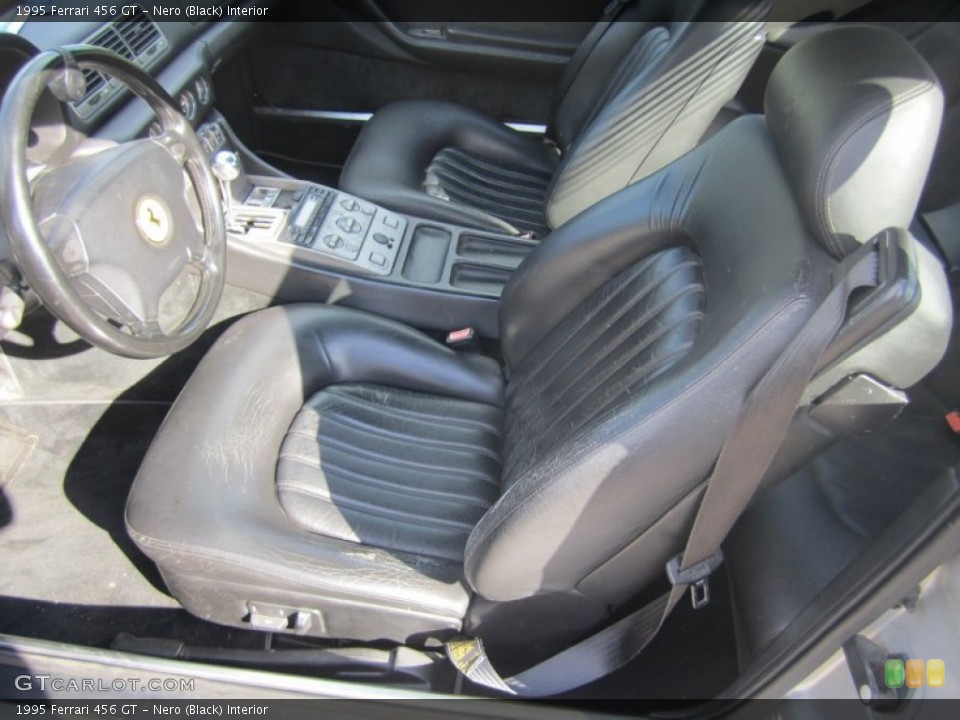 Nero (Black) Interior Front Seat for the 1995 Ferrari 456 GT #70004367