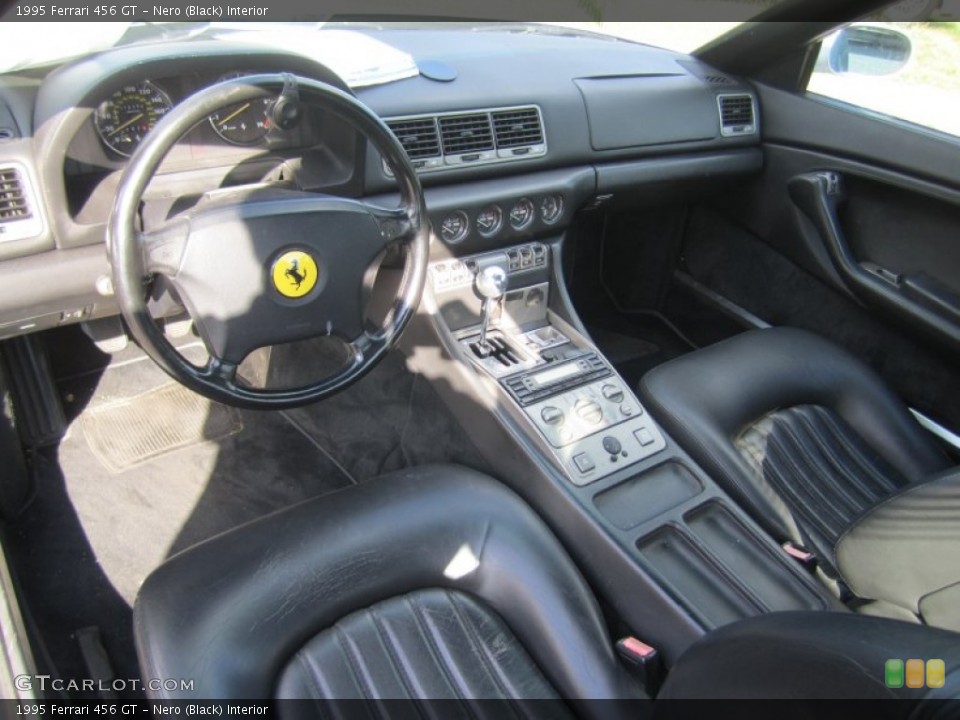 Nero (Black) 1995 Ferrari 456 Interiors