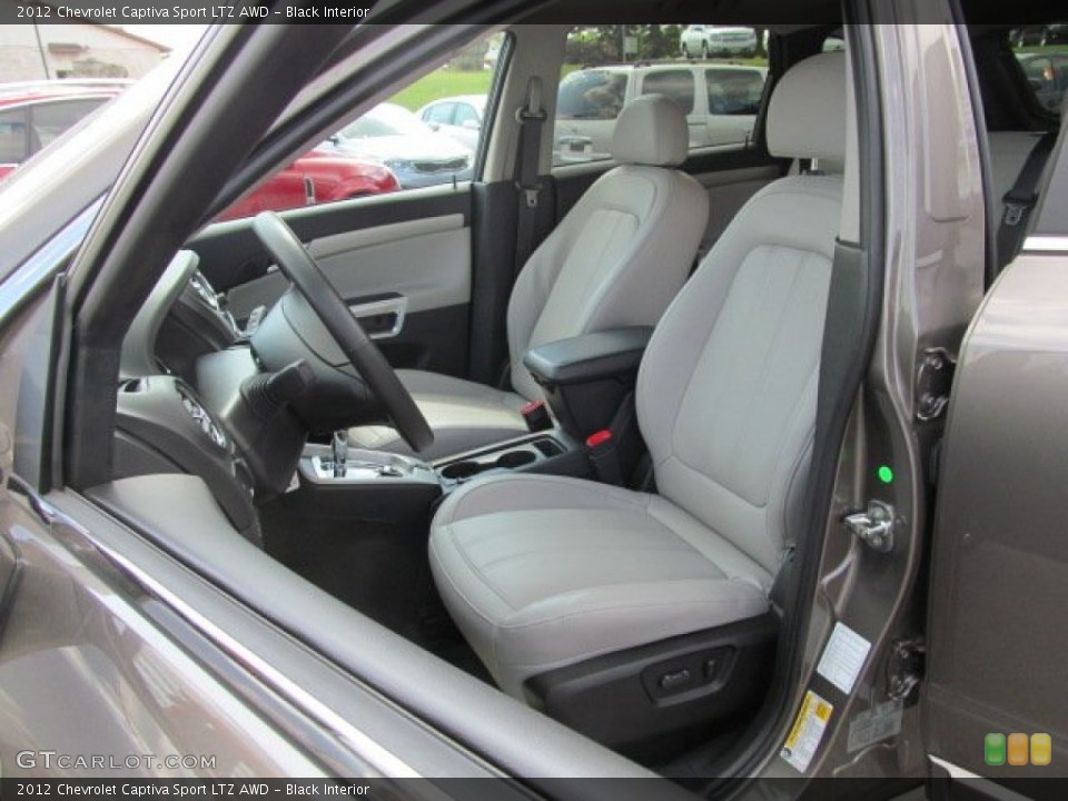 Black Interior Front Seat for the 2012 Chevrolet Captiva Sport LTZ AWD #70005745