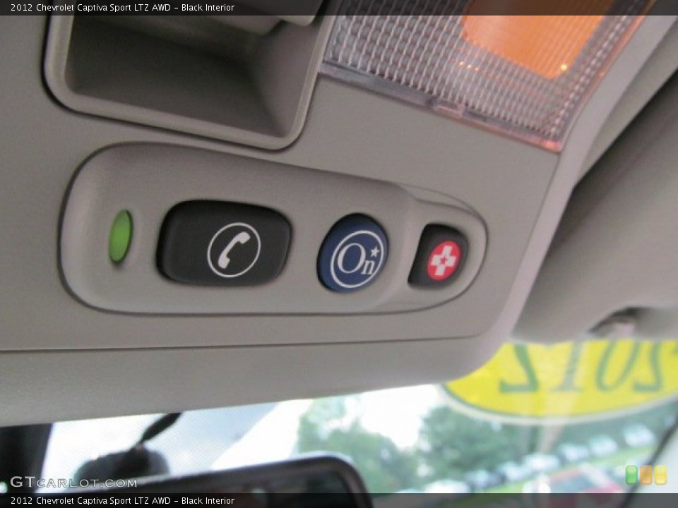 Black Interior Controls for the 2012 Chevrolet Captiva Sport LTZ AWD #70005879