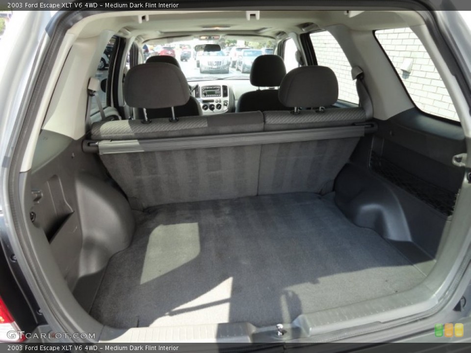 Medium Dark Flint Interior Trunk for the 2003 Ford Escape XLT V6 4WD #70006039