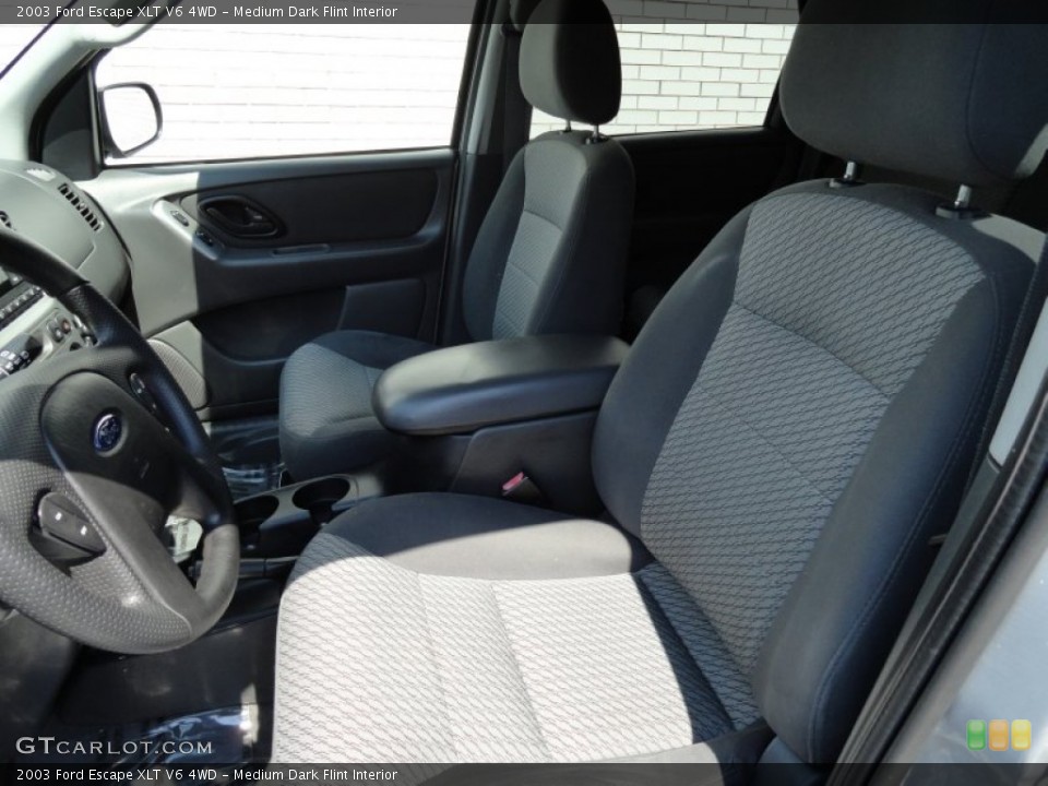 Medium Dark Flint Interior Front Seat for the 2003 Ford Escape XLT V6 4WD #70006092