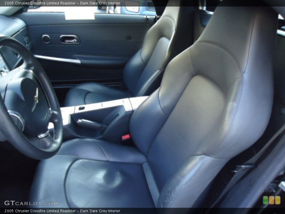 Dark Slate Grey Interior Front Seat for the 2005 Chrysler Crossfire Limited Roadster #70006207
