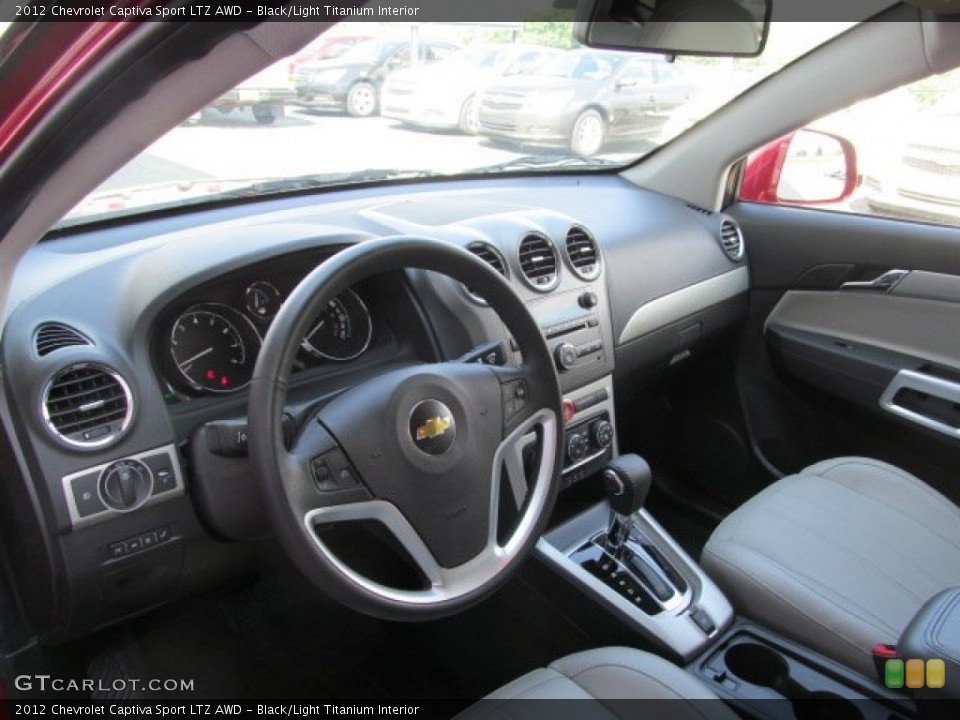 Black/Light Titanium Interior Prime Interior for the 2012 Chevrolet Captiva Sport LTZ AWD #70006239