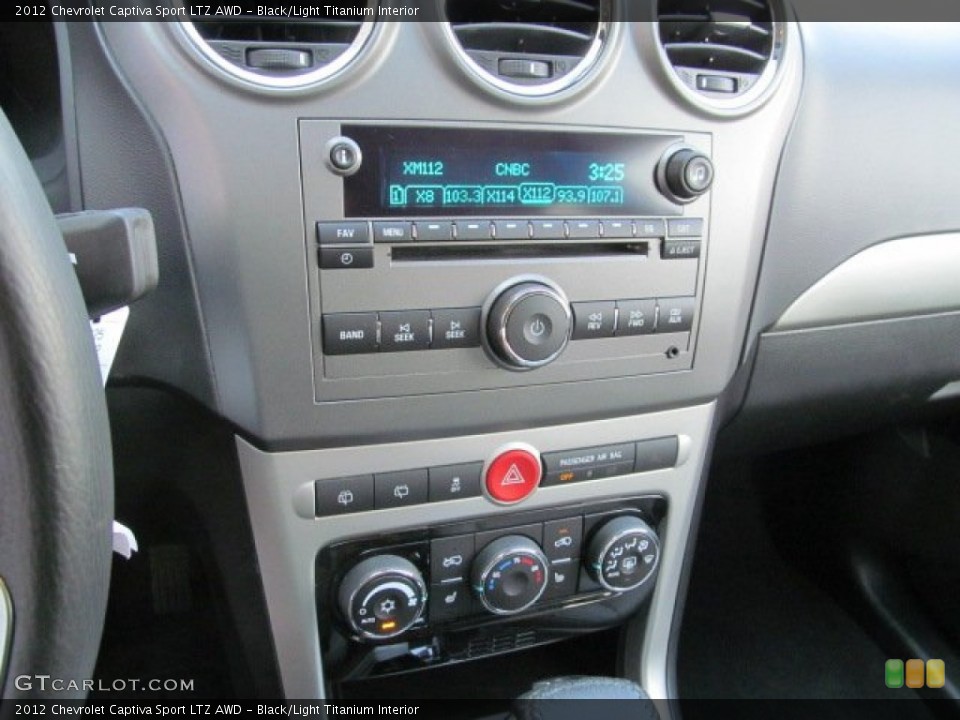 Black/Light Titanium Interior Audio System for the 2012 Chevrolet Captiva Sport LTZ AWD #70006269