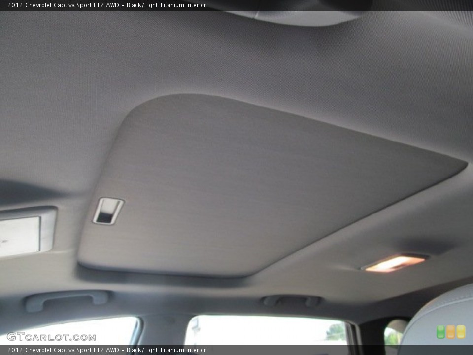 Black/Light Titanium Interior Sunroof for the 2012 Chevrolet Captiva Sport LTZ AWD #70006350