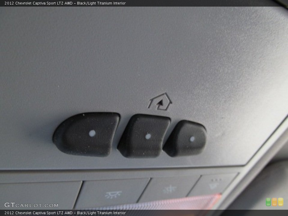 Black/Light Titanium Interior Controls for the 2012 Chevrolet Captiva Sport LTZ AWD #70006359