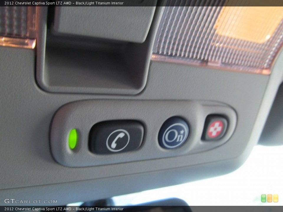 Black/Light Titanium Interior Controls for the 2012 Chevrolet Captiva Sport LTZ AWD #70006373