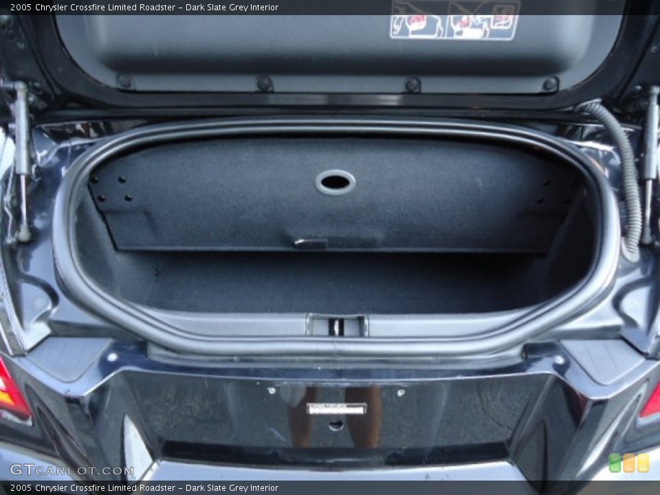 Dark Slate Grey Interior Trunk for the 2005 Chrysler Crossfire Limited Roadster #70006391