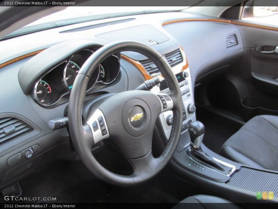 Ebony Interior Dashboard for the 2012 Chevrolet Malibu LT #70006659
